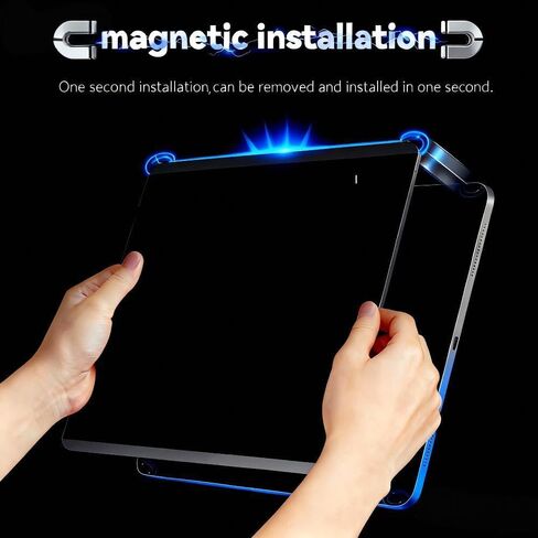 Magnetic Privacy Screen Protector for iPad Air 13 Inch 2024/2025 | Removable & Reusable Anti Glare Anti Blue Light Spy Filter, Anti Scratch Screen Protector in Saudi Arabia