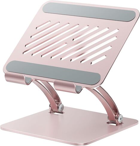 tounee Tablet Holder Stand, Dual Rod Adjustable Aluminum Desktop Stand, Compatible with 4.7-16.9" iPads, Surface Tablets, Portable Monitors, Kindle & More (Gray) in Kuwait