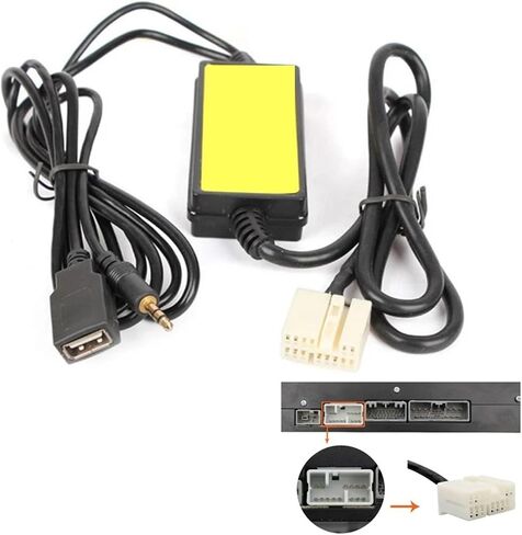 3.5mm Interface Car USB AUX CD Changer for Honda for Accord for Civic in Saudi Arabia
