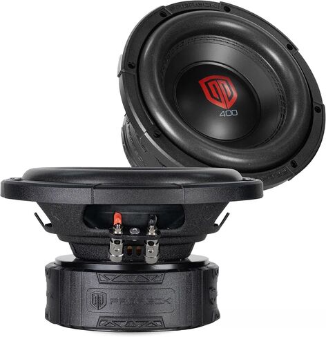 PRORECK Audio 408-D2 8" Dual 2 Impedance, Max Power 1200W Max Power Loud Car subwoofer (Pair) in Saudi Arabia
