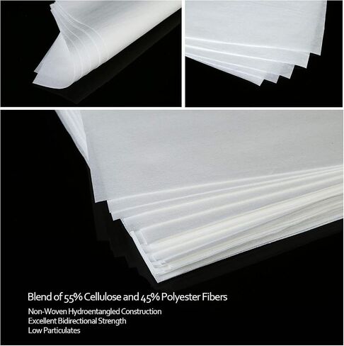AAwipes Cleanroom Wipers 4x 4 (1200 Pcs, Cellulose/Polyester Blend, Grade A, 68GSM) Lint Free Wipes 4" x 4" for Lab, Electronics, Pharmaceutical, Printing and Semiconductor Industries in Kuwait