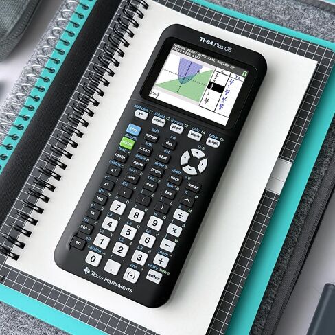 Texas Instruments TI-84 Plus CE Color Graphing Calculator, Black | Computer version included, USB charging, Full color, Faster than TI-84 Plus in Kuwait