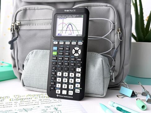 Texas Instruments TI-84 Plus CE Color Graphing Calculator, Black | Computer version included, USB charging, Full color, Faster than TI-84 Plus in Kuwait