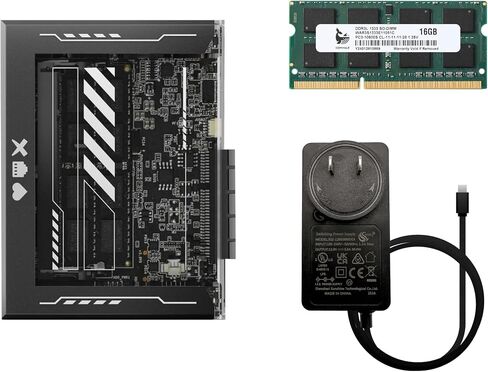ZimaBlade 7700 Home Server Starter Kit, Intel Quad-Core, 16GB RAM | 32GB eMMC, Open x86 Platform, Docker Ready, Self-Hosting, PCIe Expansion, Quiet Low Power, Remote Access, 4K Media Server in Saudi Arabia