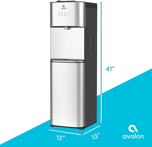 Avalon Self Cleaning Bottom Loading Water Cooler Water Dispenser | 3 Temperature Settings - Cold, Hot, & Room temps. Durable Stainless Steel Construction. UL/Energy Star Approved in Saudi Arabia
