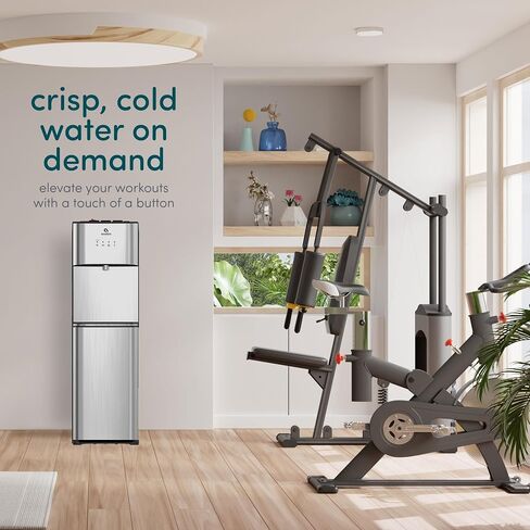 Avalon Self Cleaning Bottom Loading Water Cooler Water Dispenser | 3 Temperature Settings - Cold, Hot, & Room temps. Durable Stainless Steel Construction. UL/Energy Star Approved in Saudi Arabia