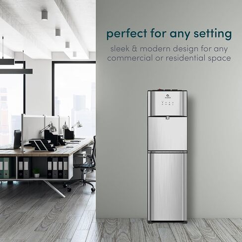 Avalon Self Cleaning Bottom Loading Water Cooler Water Dispenser | 3 Temperature Settings - Cold, Hot, & Room temps. Durable Stainless Steel Construction. UL/Energy Star Approved in Saudi Arabia