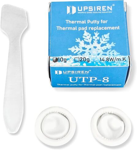 UTP-8 Thermal Putty,Cooling Pad for GPU VGA IC Processor (10, Grams) | Moldable Thermal Putty, Non-Conductive, Replacement for Soft Thermal Pads Up To 3mm for GPU VGA IC Chip Cooling in Saudi Arabia
