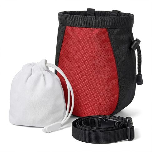 Climbing Chalk Bag for Rock Climbing - with Chalk Ball - Adjustable Black Chalk Bag Bouldering for Rock Climbing Equipment in Kuwait
