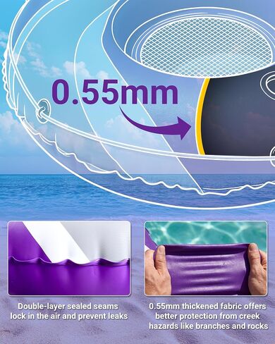 Heavy Duty River Tubes for Adult, Tube for River/Beach/Lake Floating-48'' in Kuwait