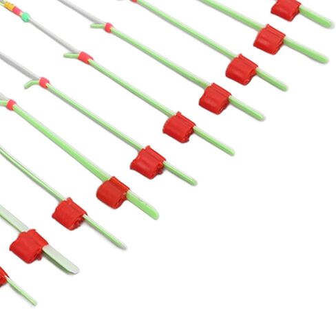 Ice Fishing Rod End Set of 10 Pieces Mini Ice Fishing Rod for Winter Lightweight ABS for Easy Bait Control Suitable for Rivers and Reservoirs Fishing in Saudi Arabia