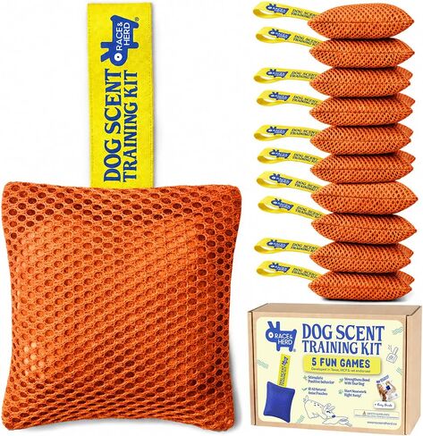 Race&Herd Original Dog Scent Training Kit, Scent Work Training Kit for Dogs - Nosework for Dog Mental Stimulation Agility Training Equipment for Dogs, Brain Games Smell Training Kit for Loss of Smell in Saudi Arabia
