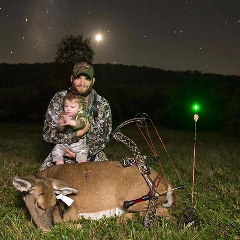 CosiComu GT Lighted Nocks for Arrows with .246 Inside Diameter Bolts with ON/Off Switch Light up Knocks Compound Bow LED Arrow Nocks for Hunting Shooting 6-Pack in Saudi Arabia