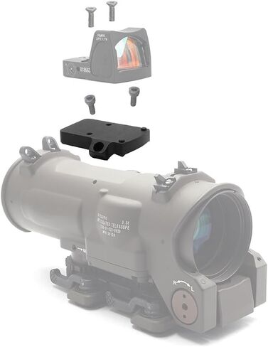 Red Dot Sight Mount，Compatible with RMR Footprint 1-4X/1.5-6X Prism Scope | With Screw And Tool，Lightweight CNC Metal Aluminum in Saudi Arabia