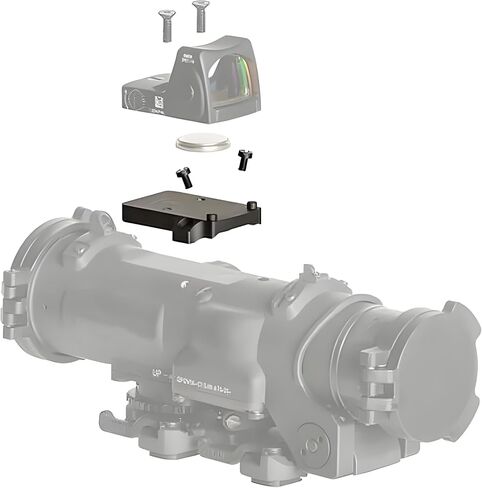 Red Dot Sight Mount，Compatible with RMR Footprint 1-4X/1.5-6X Prism Scope | With Screw And Tool，Lightweight CNC Metal Aluminum in Saudi Arabia