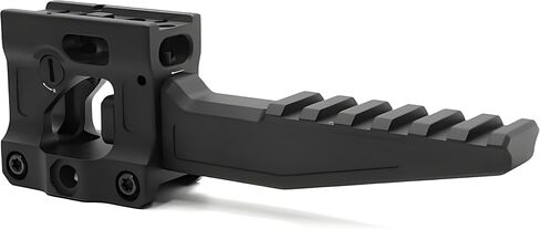 Red Dot Riser Scope Dual Mount With Extend Rail，1.93" Centerline Height | Compatible With T1 T2 Sight & PEQ-15 Etc，with Built-in Integrate Quick Rear Iron Sights Adjustable in Saudi Arabia
