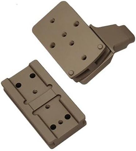 45 Degree Offset Side Heighten Mount，Compatible with RMR T1 T2 Footprint | Optic Red Dot Mounting Plate Base，Fits for Standard 20mm Pic Rail in Saudi Arabia