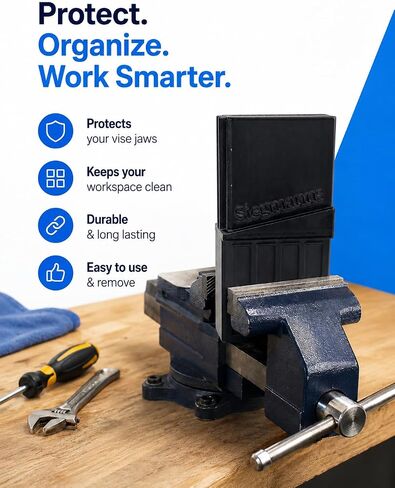 Custom Vise Block Compatible with .223, 5.56 & .300 AR Rifles | AR Rifle Maintenance & Cleaning Block | Gun Safe Workshop Accessory | Durable Support Fixture for Vise Use | Made In The USA | 2-Pack in Saudi Arabia