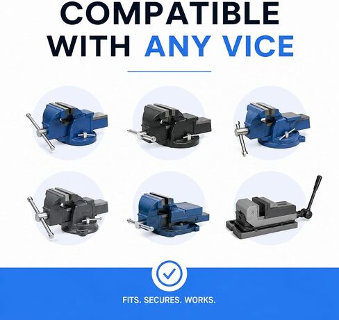 Custom Vise Block Compatible with .223, 5.56 & .300 AR Rifles | AR Rifle Maintenance & Cleaning Block | Gun Safe Workshop Accessory | Durable Support Fixture for Vise Use | Made In The USA | 2-Pack in Saudi Arabia