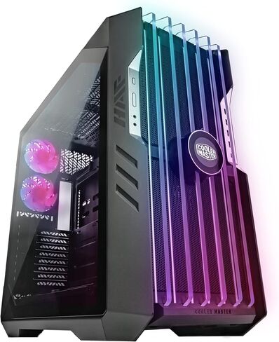 Cooler Master HAF II 500 ATX PC Case, High Airflow Dual 220mm + 180mm Fans | 430mm Graphics Cards Support, 360mm AIO Support, ATX Motherboards, 4 Dual-Slot GPUs, Dedicated GPU Airflow, AI Workstation in Saudi Arabia