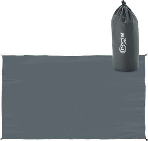 PORTAL 6-Person Camping Tent Groundsheet Waterproof Footprint Mat for Outdoor Family Camping, Protective Tent Tarp Floor Saver, Camping Tent Not Included in Saudi Arabia