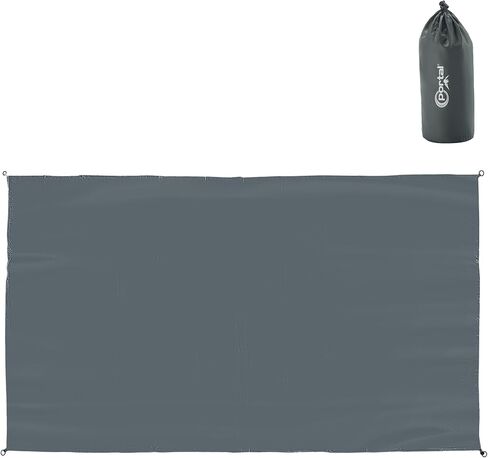 PORTAL 8-Person Camping Tent Groundsheet Waterproof Footprint Mat for Outdoor Family Camping, Protective Tent Tarp Floor Saver, Camping Tent Not Included in Saudi Arabia