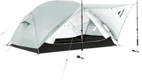 Naturehike Mongar Upgraded 1/2/3 Person Backpacking Tent,Waterproof Lightweight Camping Tent with Footprint in Kuwait