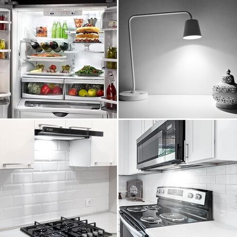E17 LED Bulb Dimmable, 5W Microwave Oven Bulb, Daylight White 6000K, 40W Halogen Bulb Replacement for Microwave, Over Stove Appliance, Range Hood, Refrigerator, E17 Intermediate Base (2 Pack) in Saudi Arabia
