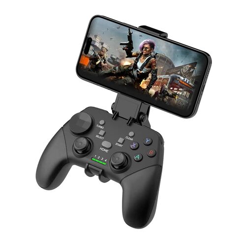 وحدة تحكم الألعاب المحمولة Joso لأجهزة iPhone وAndroid وiPad والكمبيوتر اللوحي والكمبيوتر الشخصي ووحدة تحكم الهاتف مع مشبك هاتف تدعم الألعاب السحابية وCOD Mobile وGenshin Immpact ولوحة تحكم عن بعد للمشغل in Kuwait