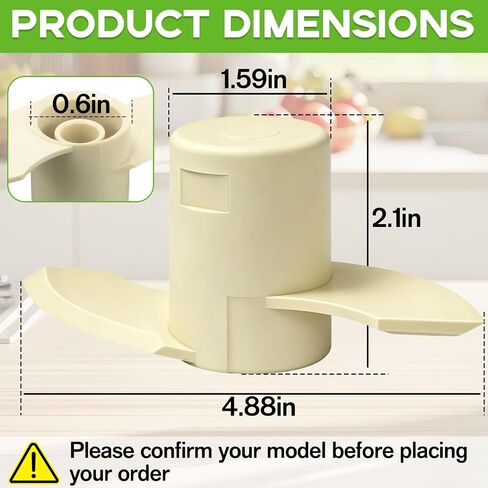 DLC-869TX-1 Dough Blade fit for Cuisinart Pro Custom 11 DLC-8S DFP-11 | Mixes bread, pizza, cookie and pastry dough; compatible with EV-11PC6, EV-11PC7 and EV-11PC8 food processor models. in Saudi Arabia