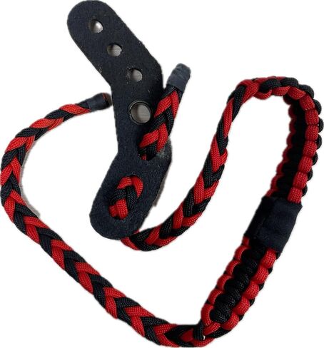 SAS Southland Archery Supply Wrist Braided Compound Bow Sling with Leather Mount Strap On Hand Archery in Saudi Arabia