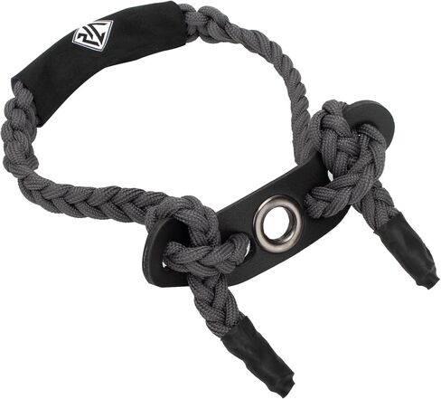 Archery Bow Wrist Sling, Adjustable Tight Paracord Strap with Leather Yoke for Stabilize Compound Bow Hunting Accessories in Saudi Arabia