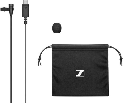 Sennheiser Pro Audio Condenser Microphone, XS Lav USB-C (509261),Black in Saudi Arabia