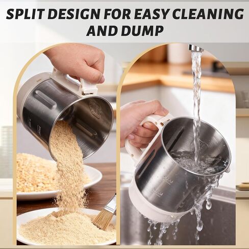 Electric Grinder for Kitchen, 800W Spice Grinder with Detachable Bowl | Versatile grain herb grinder with adjustable speeds and speed control for spices, coffee, grains, nuts, and herbs. in Saudi Arabia