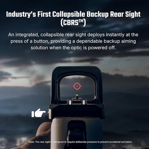 OSIGHT XE AMRS Enclosed Red Dot Sight, 2/6 & 32 MOA Multi-Reticle | 407C/507C Footprint, Side Load Battery, Parallax-Free Enclosed Emitter Optic for Full-Size Setups in Saudi Arabia