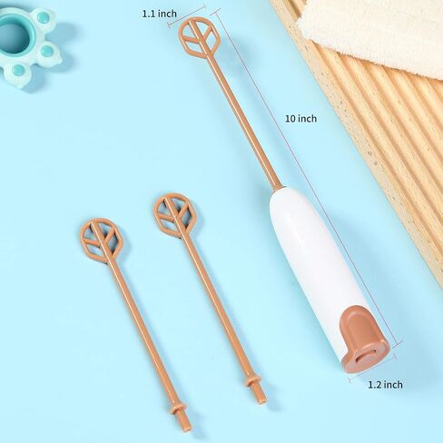Handheld Electric Baby Formula Mixer,Handheld Drink Mixer (White) in Kuwait