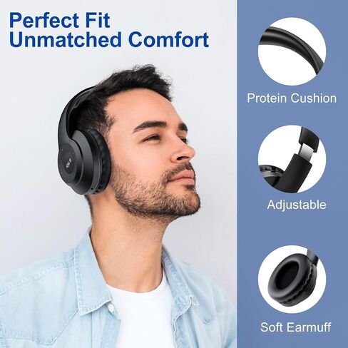 X5 AM FM Radio Headphones, Rechargeable Portable Radio Headset for Mowing | Excellent am fm Reception, Preset, Long Battery Life, Soft radio Ear Muffs for Jogging, Cycling, Meeting, Church in Saudi Arabia