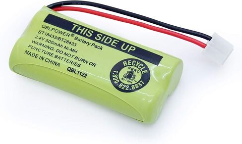 2.4V BT18433/BT28433 Rechargeable Battery Compatible with AT&T Vtech Phones BT18433 BT184342 BT28433 BT284342 BT-8300 BATT-6010 BT1011 BT1018 BT1022 BT1031 89-1326-00-00 CPH-515D(Pack of 2) in Saudi Arabia
