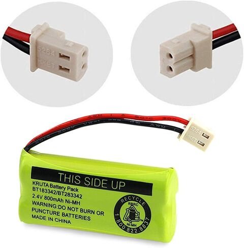 BT183342 BT283342 BT166342 BT266342 BT162342 BT262342 Battery Compatible with VTech CS6114 CS6419 CS6719 AT&T EL52300 CL80112 VTech CS6719-2 Cordless Handsets in Saudi Arabia