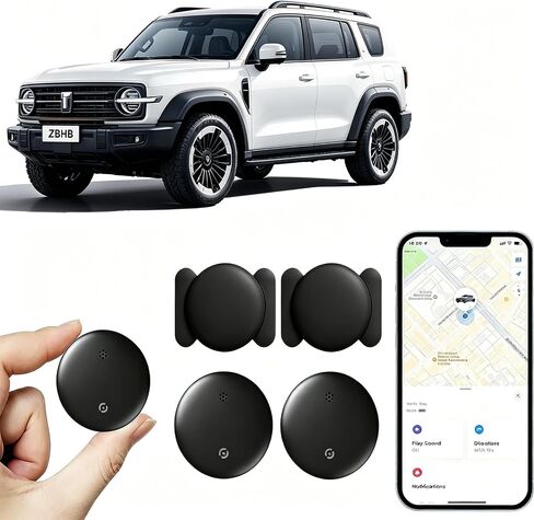 2 Pack GPS Tracker for Vehicles,Hidden Vehicle Locator,No Monthly Fee | Tracker Device for Vehicles,Car GPS Tracker | iOS Only | Magnetic | No SIM Card | Waterproof | Use with “Find My" in Saudi Arabia