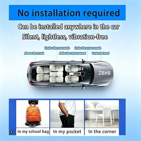 2 Pack GPS Tracker for Vehicles,Hidden Vehicle Locator,No Monthly Fee | Tracker Device for Vehicles,Car GPS Tracker | iOS Only | Magnetic | No SIM Card | Waterproof | Use with “Find My" in Saudi Arabia