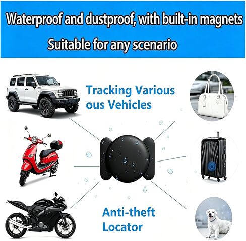 2 Pack GPS Tracker for Vehicles,Hidden Vehicle Locator,No Monthly Fee | Tracker Device for Vehicles,Car GPS Tracker | iOS Only | Magnetic | No SIM Card | Waterproof | Use with “Find My" in Saudi Arabia