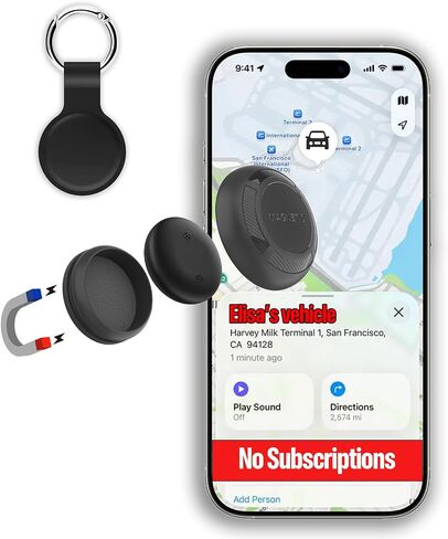Magnetic Hidden GPS Tracker for Vehicles – 365 Days Battery Life, No Subscription, Car Tracker Device Hidden (Android Tracker) in Saudi Arabia