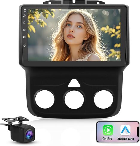 راديو السيارة Junsun لدودج رام 1500 2500 3500 2013-2019 CarPlay | 5G WiFi GPS DSP RDS، ترقية BT 5.0 و9 بوصة HD IPS عرض الرؤية الخلفية AM/FM ستيريو مع دليل الكاميرا AC in Kuwait