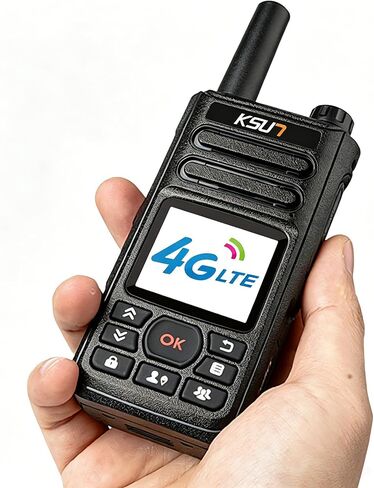 KSUN 4G PoC Walkie Talkie,US Unlocked Smart Radio with Zello | Android 8.1 OS,WiFi & Bluetooth.Real Push-to-Talk via Zello app.Rugged design for construction,truck fleets,outdoor teams. in Saudi Arabia