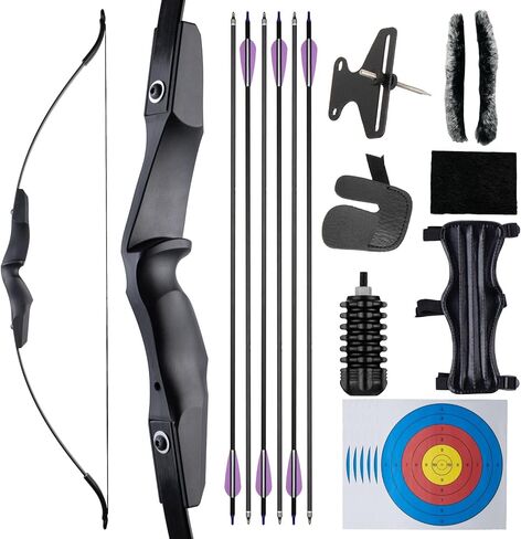 Takedown Recurve Bow for Adults & Beginners, 18/30/40 Lbs Archery Hunting Bows for Target Practice & Outdoor Shooting in Saudi Arabia
