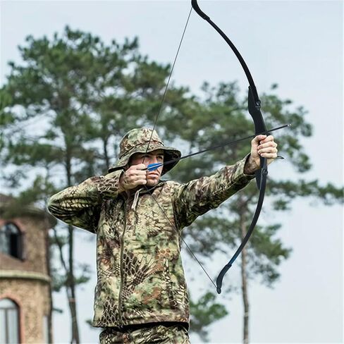 Recurve Bow and Arrow Set Archery Adult Bow Ambidextrous 40lbs | Takedown in Saudi Arabia