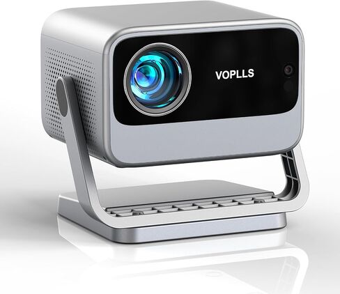 【Netflix Officially & Auto Focus】 VOPLLS Smart Projector with WiFi and Bluetooth, Converts 35mm/135/126 Film & Slides to Digital Photos, Easy-to-Use Film Digitizer in Saudi Arabia