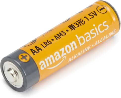 Amazon Basics 24 قطعة AA وAAA حزمة قيمة من البطاريات القلوية عالية الأداء، 12 بطارية AA و12 بطارية AAA للتخزين in Kuwait