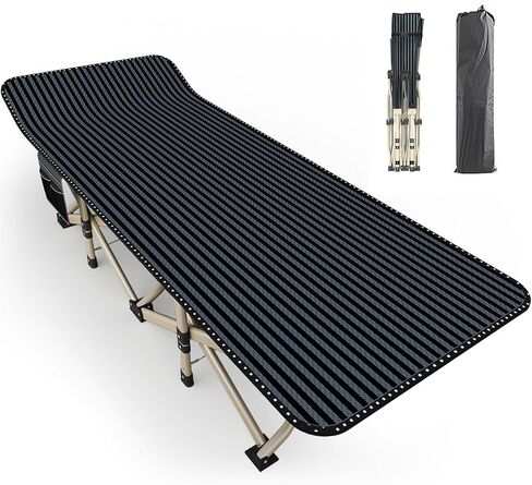 ATORPOK Camping Cot for Adults Comfortable, Tent Folding Cot for Sleeping | Lightweight Folding Bed with Carry Bag; 450LBS Heavy Duty Support; Camping Garden Pool Indoor Outdoor in Saudi Arabia